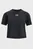 Детская черная футболка UA CROP SPORTSTYLE LOGO SS