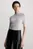 Свитер с короткими рукавами EXTRA FINE WOOL MOCKNECK SWEATER