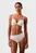 Женские белые трусики HIGH LEG BRIEF