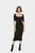 Платье RIB SQUARE-NECK MIDI DRESS