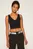 Топ/MESH LOGO TAPE CROPPED TOP