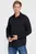 Мужская черная рубашка STRETCH POPLIN SLIM