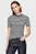 Женский топ в полоску SLIM CTN MODAL RIB STP C-NK SS