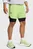 Мужские салатовые шорты UA Peak Woven 2in1 Sts