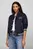 Женский темно-синий бомбер NON-PADDED VARSITY BOMBER JACKET