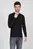 Мужской черный лонгслив STRETCH SLIM FIT LONG SLEEVE TEE Tommy Hilfiger