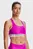 Женский розовый топ UA Crossback Mid Bra