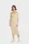 Платье RIB SQUARE-NECK MIDI DRESS