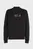 Мужской черный свитшот COTTON MODAL FESTIVE LOGO CREW