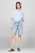 Женские голубые джинсовые шорты DNM SLIM SHORT HW ASH WRN