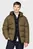 Мужской оливковый пуховик DOWN HOODED PUFFER JACKET