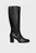 Сапоги STACKED HEEL LEATHER LONG BOOT Tommy Hilfiger