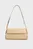 Женская бежевая сумка BELTED SMALL SHOULDER BAG