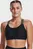 Женский черный спортивный топ UA Infinity High Bra Zip