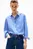 Женская синяя рубашка в полоску ESS POPLIN EASY FIT