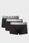Мужские черные боксеры (3 шт) LOW RISE TRUNK 3PK Calvin Klein