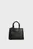Женская черная сумка CK PLAQUE SMALL TOTE