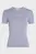 Женская сиреневая футболка WASHED WOVEN LABEL RIB FIT TEE