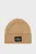 Мужская бежевая шапка MONO LOGO PATCH BEANIE WARM