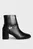 Женские черные кожаные ботильоны ANKLE BOOT 55 W HW LTH