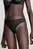 Женские черные трусики THONG