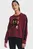 Женский бордовый свитшот CNY Crew Sweatshirt