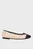 Балетки TOE CAP LEATHER BALLERINA