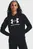 Женское черное худи UA Rival Fleece Big Logo Hdy