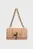 Женская бежевая кожаная сумка TURNLOCK LEATHER BAG