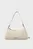 Женская белая сумка RUCHED DROP SHOULDER BAG