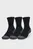 Черные носки (3 пары) UA Performance Cotton 3p Mid Under Armour