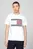 Мужская белая футболка GROSSGRAIN FLAG TEE Tommy Hilfiger