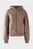 Женское бежевое худи WASHED PUFF PRINT