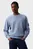 Мужской голубой свитшот WASHED BADGE CREW NECK Calvin Klein Jeans