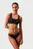 Женский черный топ с узором UNLINED BRALETTE Calvin Klein