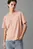 Женская персиковая футболка EMBROIDERED MONOLOGO TEE
