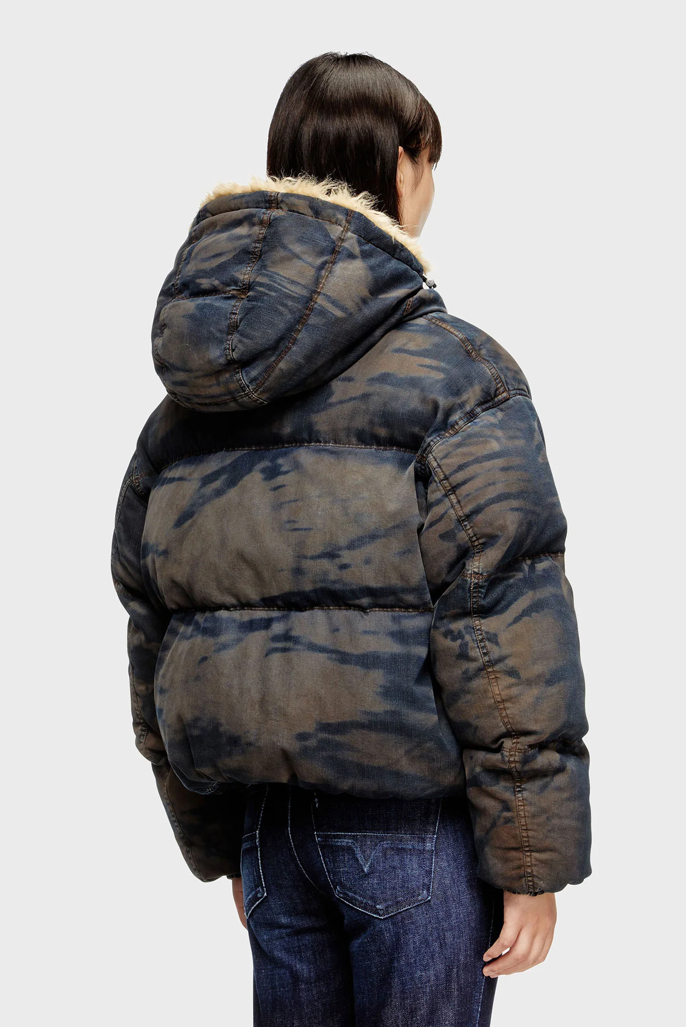 Куртка зимняя W-AVES-FUR GIACCA Diesel A18474 0LKCX — FR Group