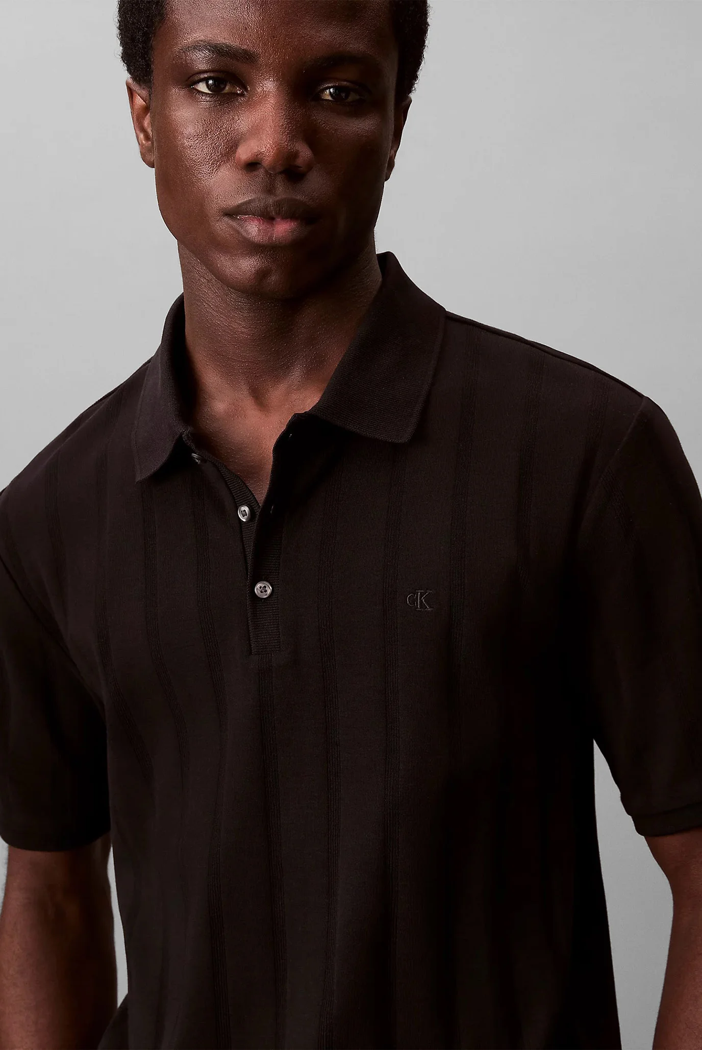 Поло SS VARIAGATED RIB CLASSIC POLO Calvin Klein LV04LC219G — FR Group